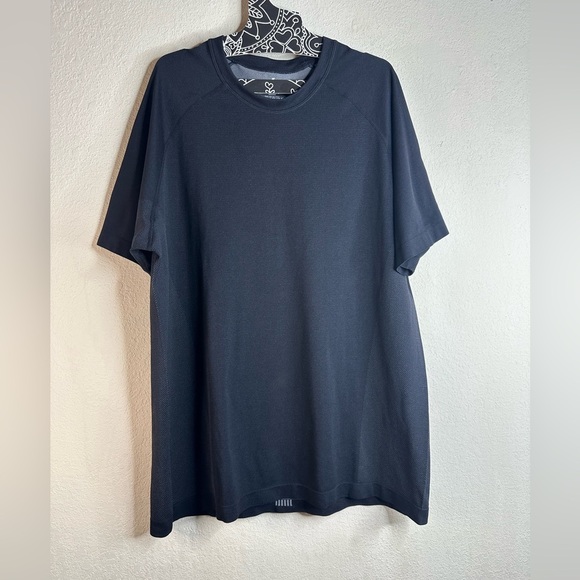 Fabletics Training Day Seamless T Shirt Black Athletic Workout size XXL - Picture 2 of 5